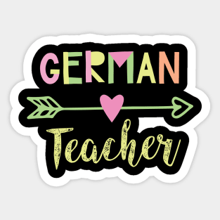 German Teacher Gift Idea Sticker